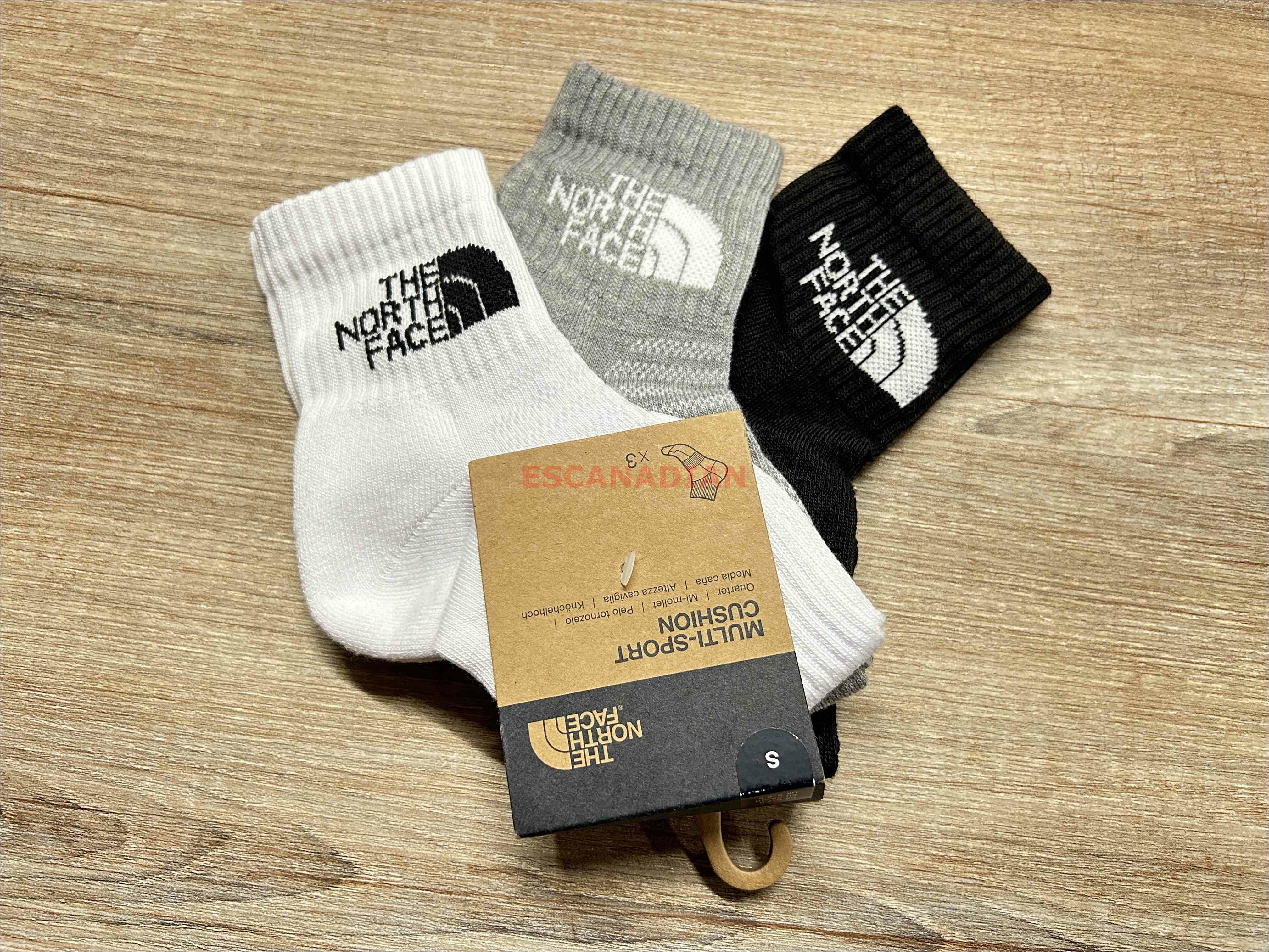 THE NORTH FACE 大人 運動襪 (3雙1組)