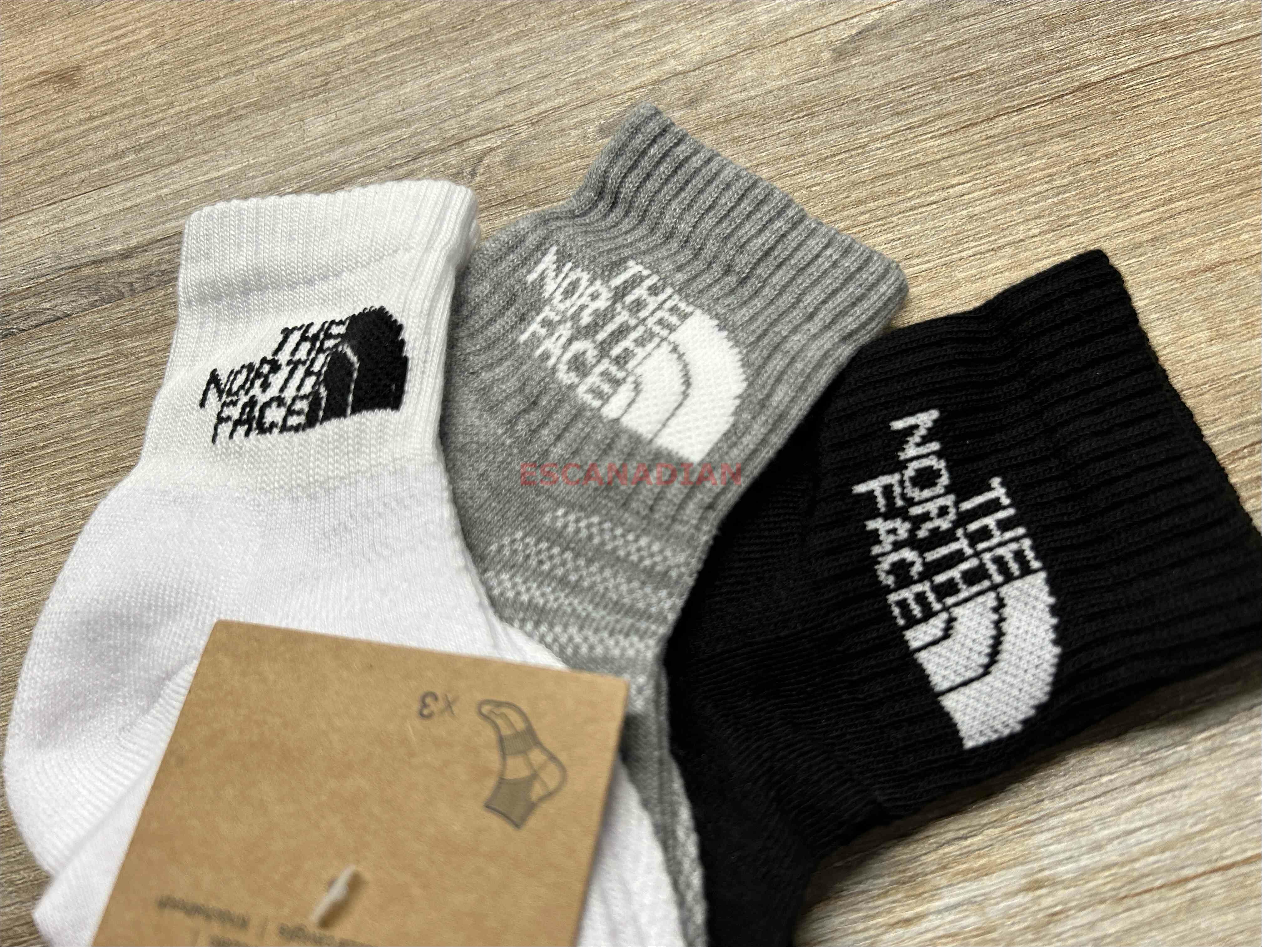 THE NORTH FACE 大人 運動襪 (3雙1組)