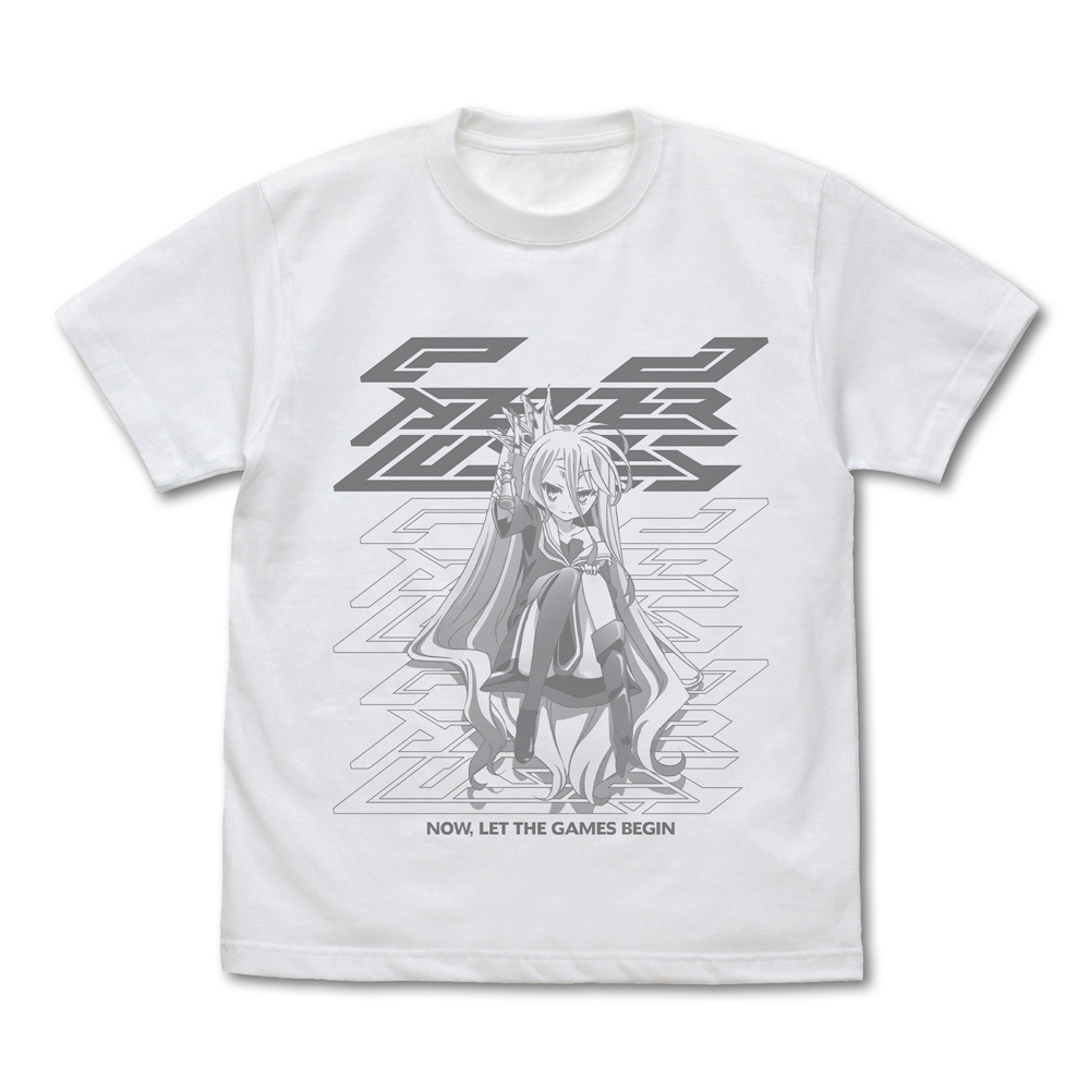 Cospa 0805 「白」Tシャツ 『　　』の片割れVer. [ノーゲーム・ノーライフ] WHITE