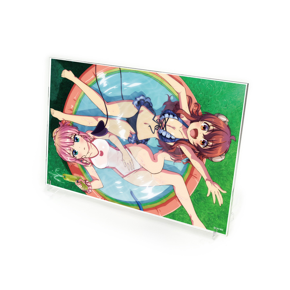 Cospa 1111 水着の優子＆桃 アクリルアートスタンド [まちカドまぞく 2丁目]