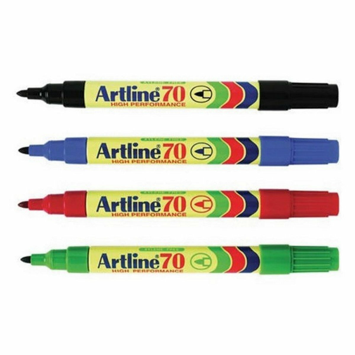 Artline - 日本雅麗牌 EK-70 經典圓頭油性記號筆 (2支)