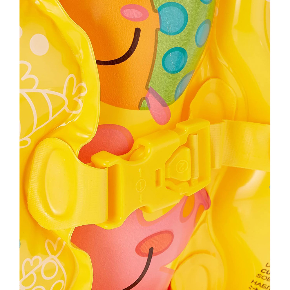 熱帶好友充氣游泳背心 - 黃