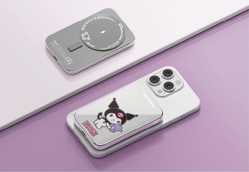 Sanrio最新反光鋁合金面SHINE MagSafe無線充電尿袋