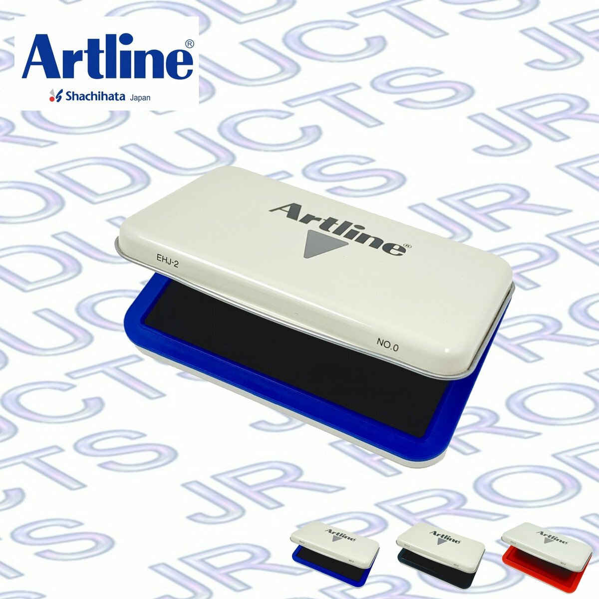 Artline - 日本雅麗牌 No.0 中號印台 , 藍色 / 黑色 / 紅色  #EHJ-2