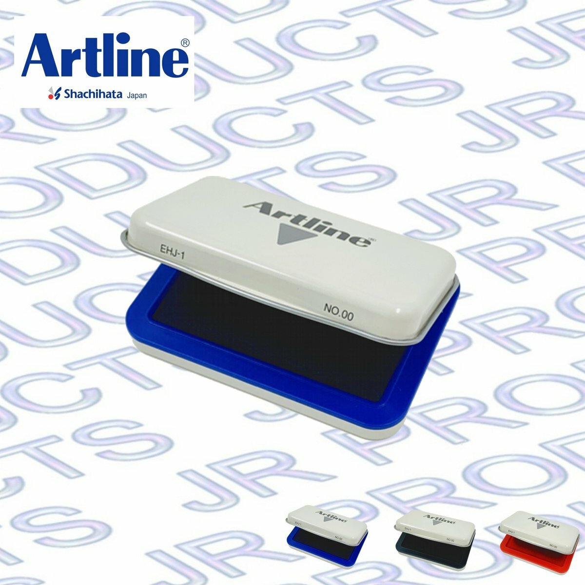 Artline - 日本雅麗牌 No.00 細號印台 , 藍色 / 黑色 / 紅色 #EHJ-1