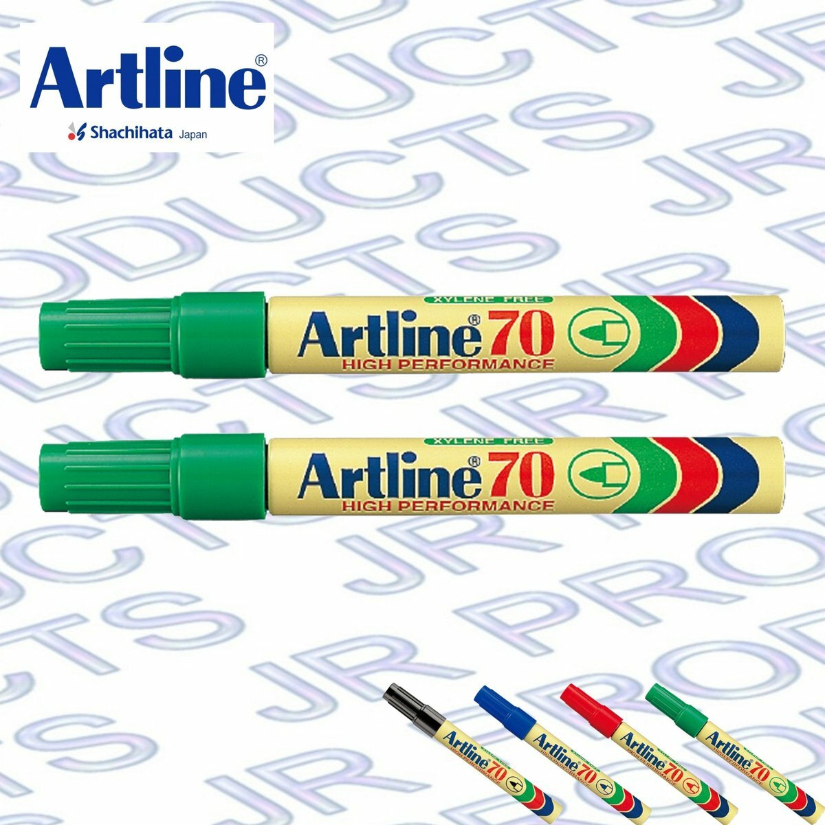 Artline - 日本雅麗牌 EK-70 經典圓頭油性記號筆 (2支)