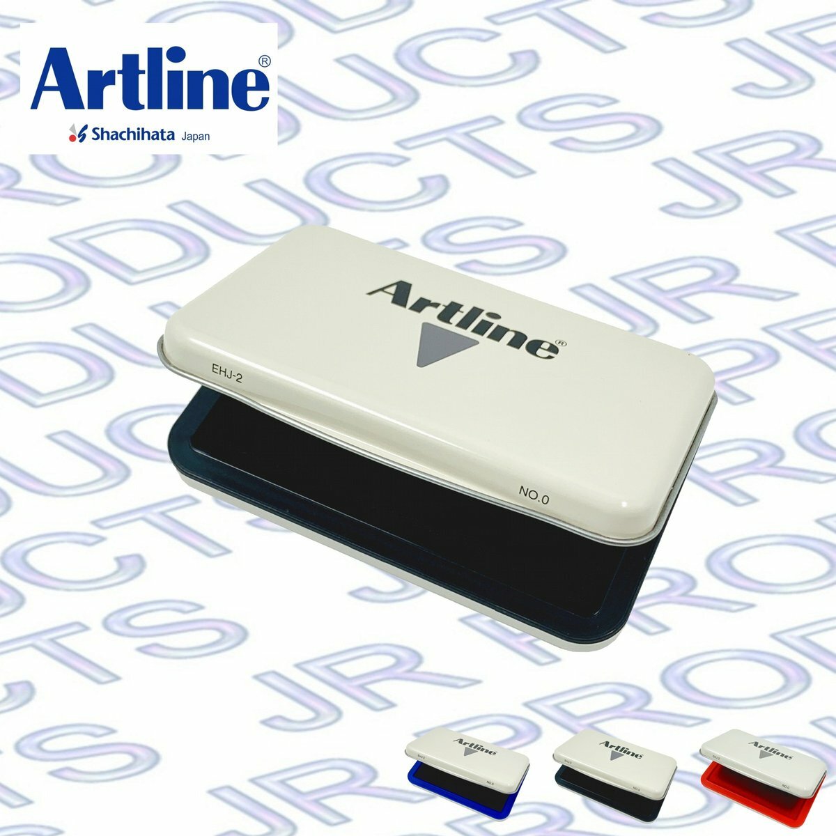 Artline - 日本雅麗牌 No.0 中號印台 , 藍色 / 黑色 / 紅色  #EHJ-2