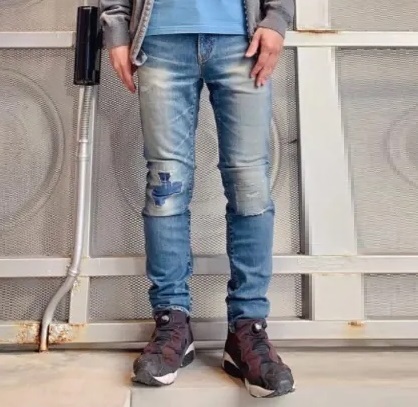 ON SALE: HYSTERIC GLAMOUR KPR PROCESSED SLIM DENIM - PRE ORDER ITEM (預訂中)