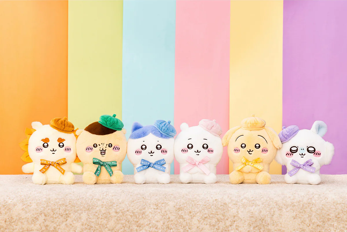 🇯🇵 CHIIKAWA 吉伊卡哇 東京紀念款 貝雷帽 坐姿玩偶 娃娃 小桃 小八 / 現貨