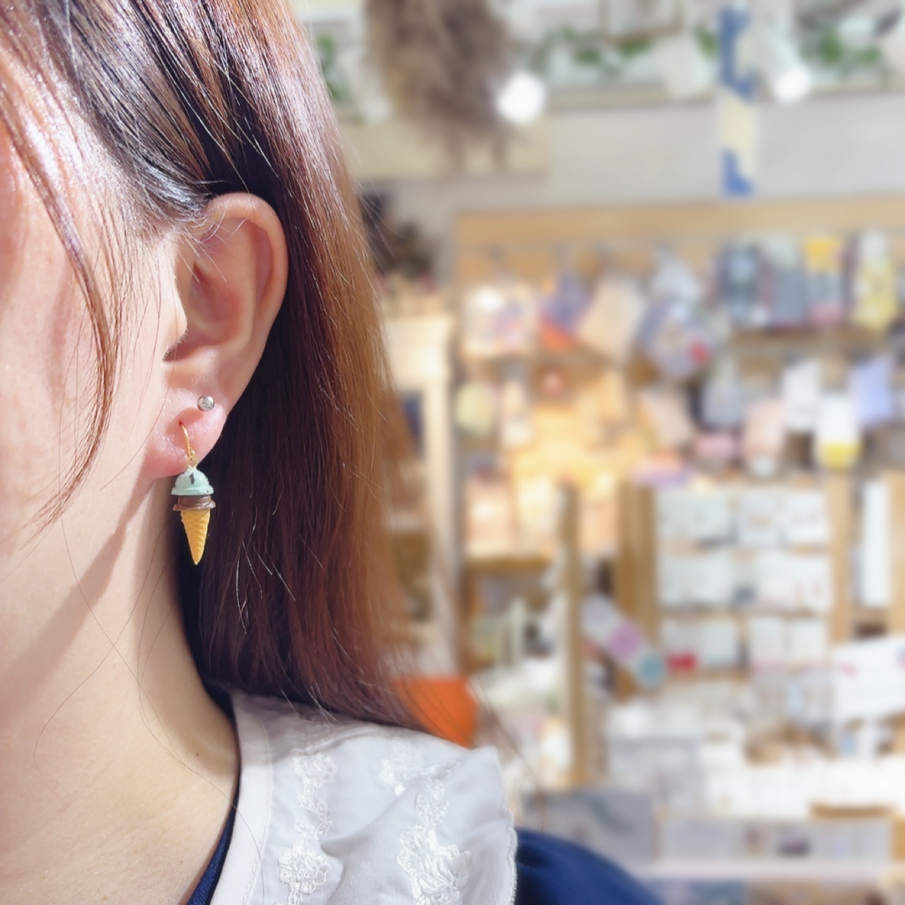 雪糕耳環