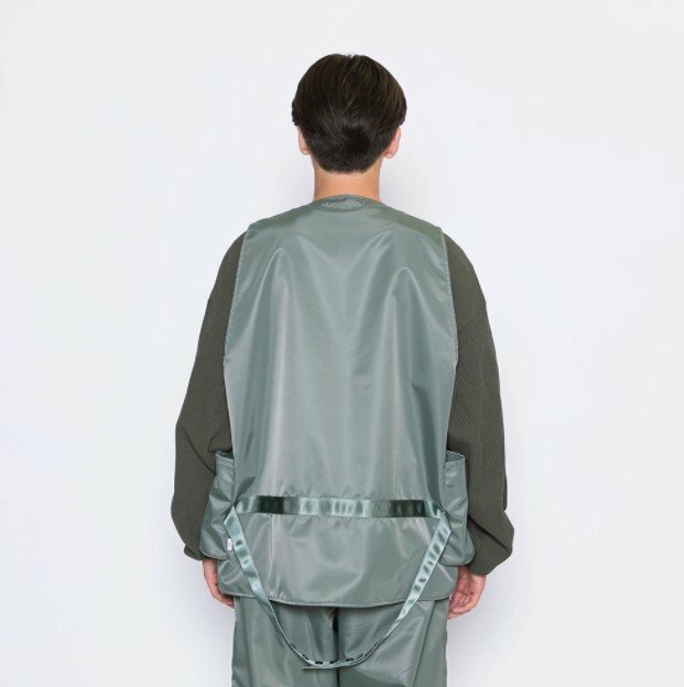2020AW WTAPS RACK VEST NYLON TWILL 緞面背心兩色工裝