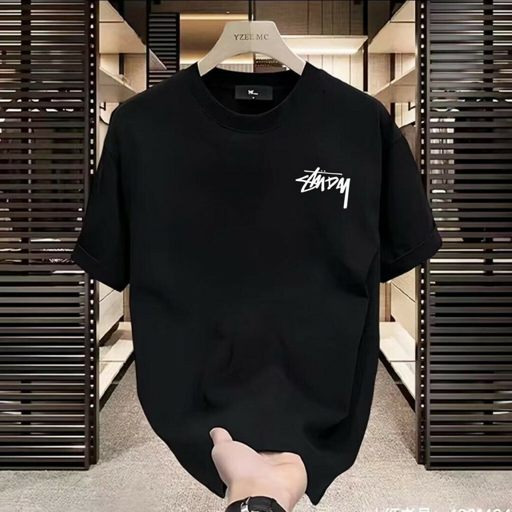 美式潮牌雙面印花短袖T恤