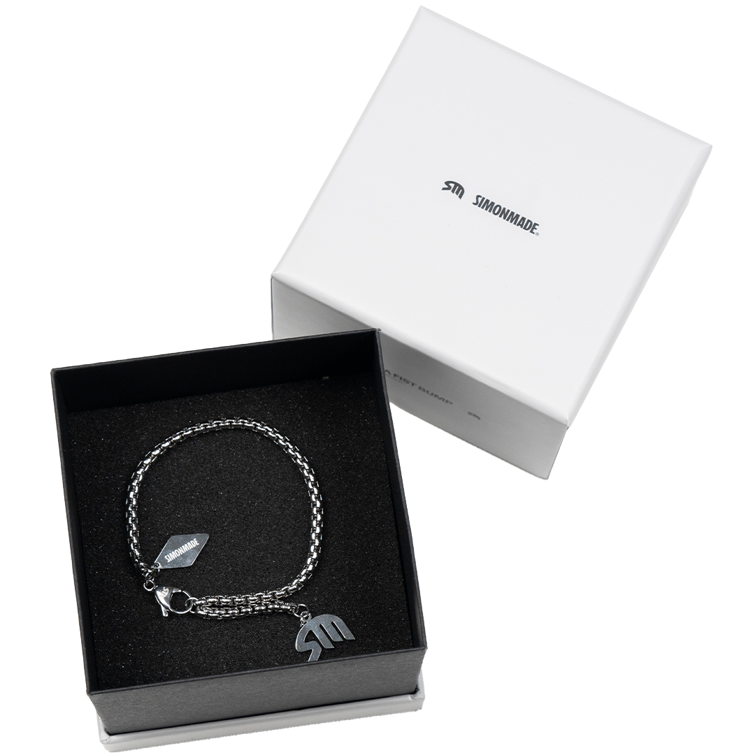 SIMON MADE ACC-2402 DOUBLE LOGO 基礎 手鍊