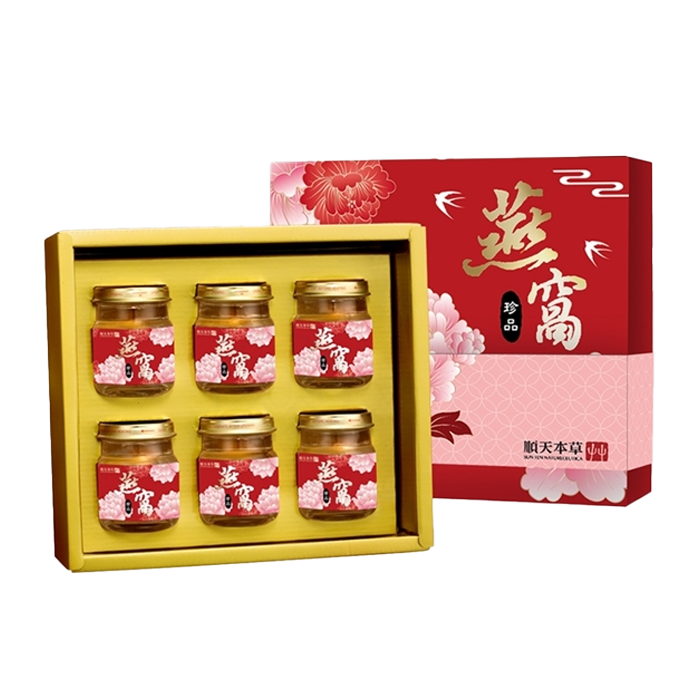 [順天本草] 冰糖燕窩禮盒 6入/盒