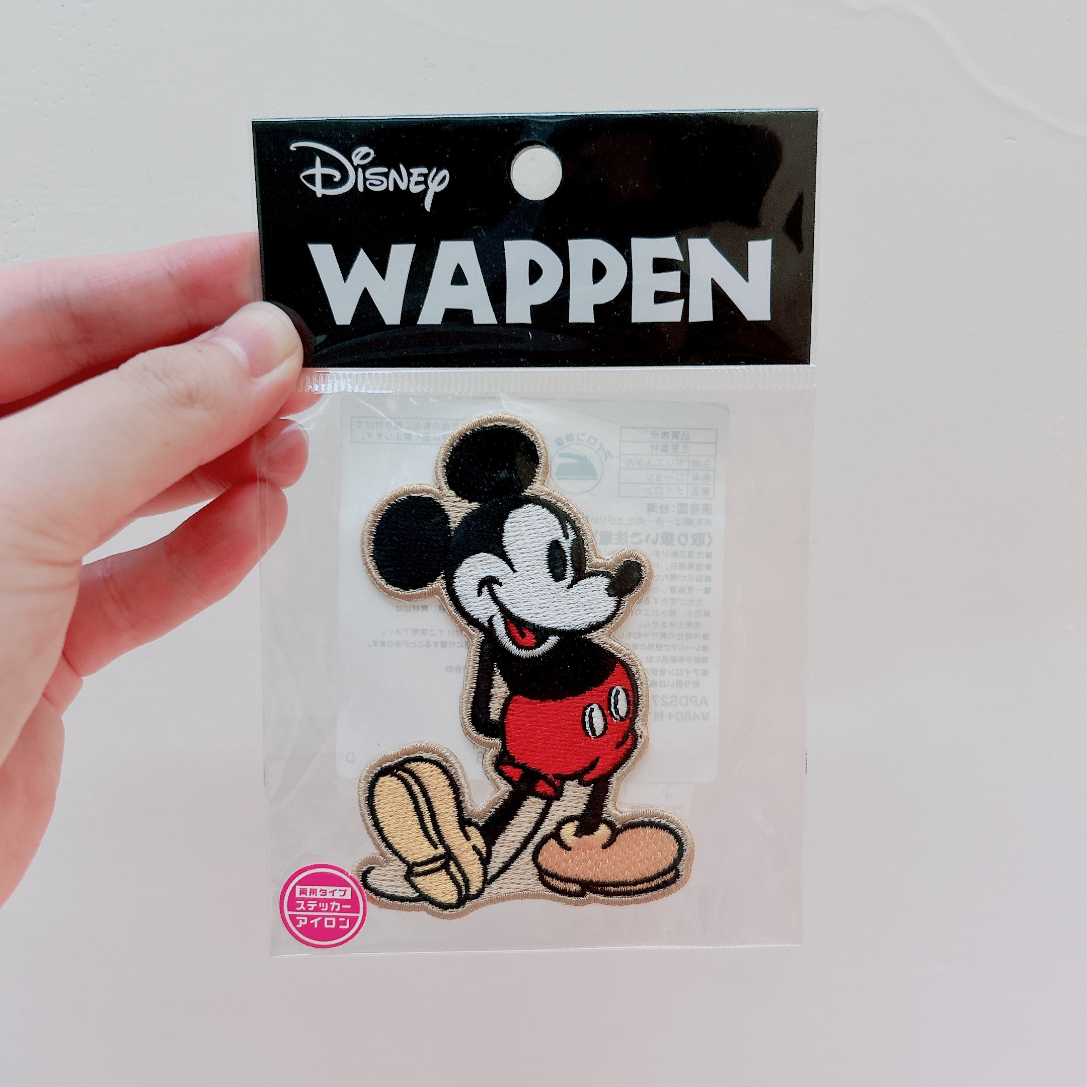 日本 迪士尼 米老鼠 米妮 唐老鴨 刺繡燙貼｜Disney WAPPEN