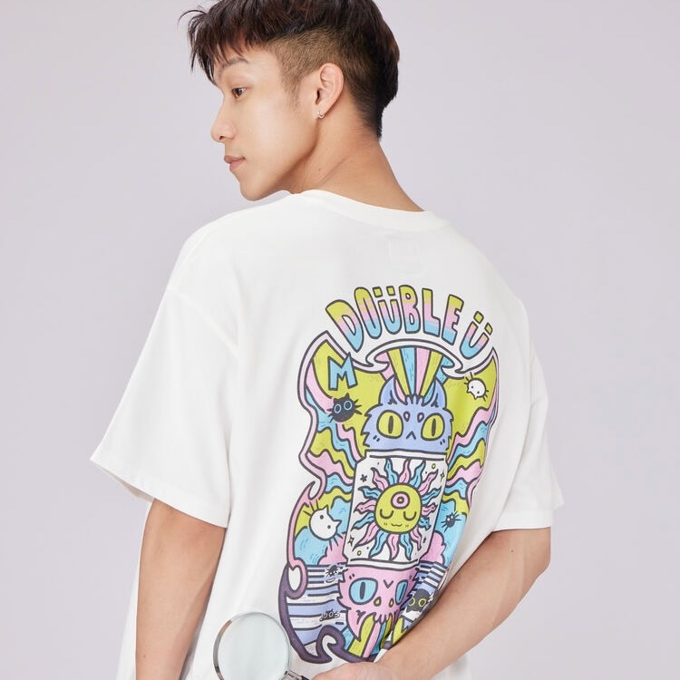 double 短T tee 貓 阿傑 RJ