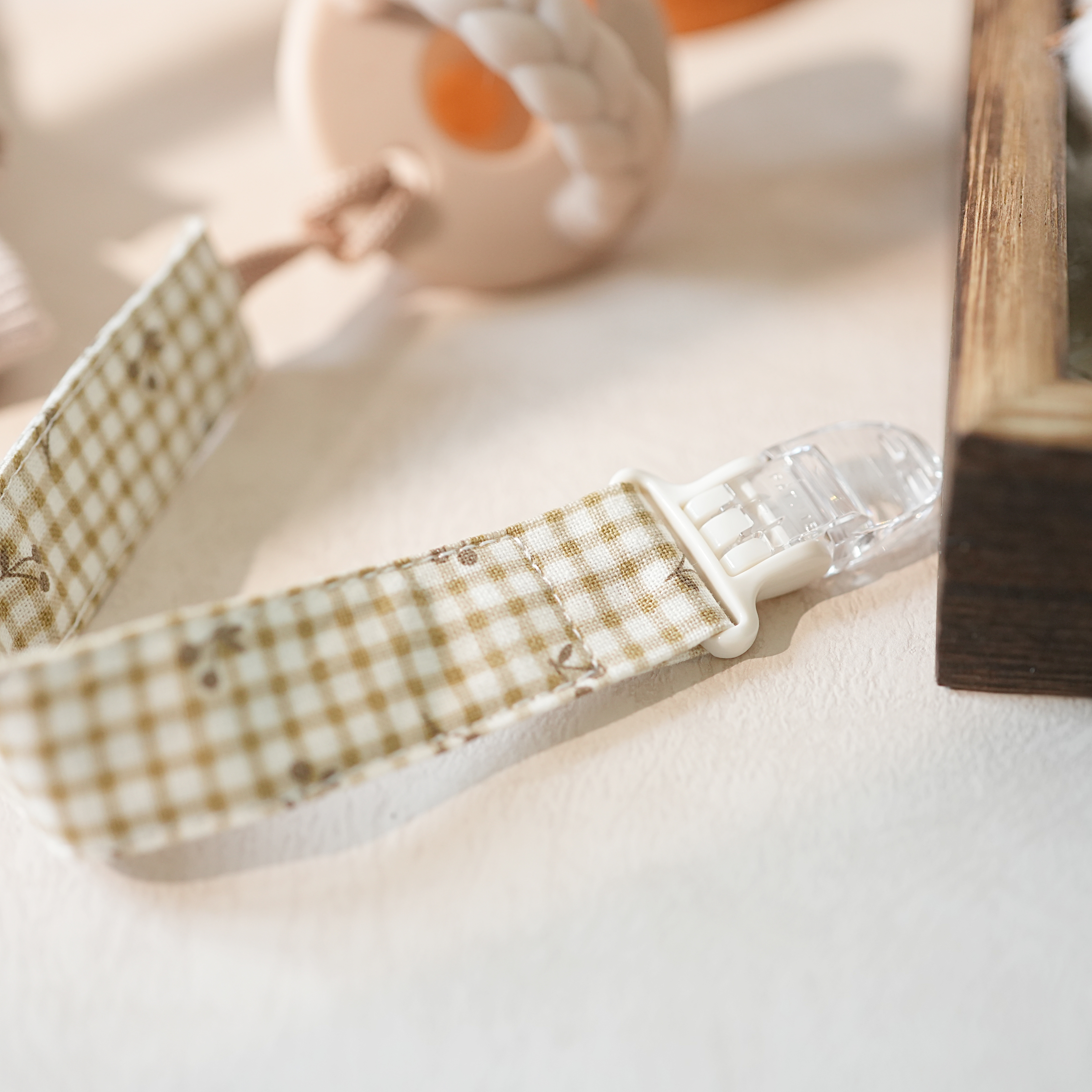 Hi Y.P store-鱷魚夾-格紋小櫻桃