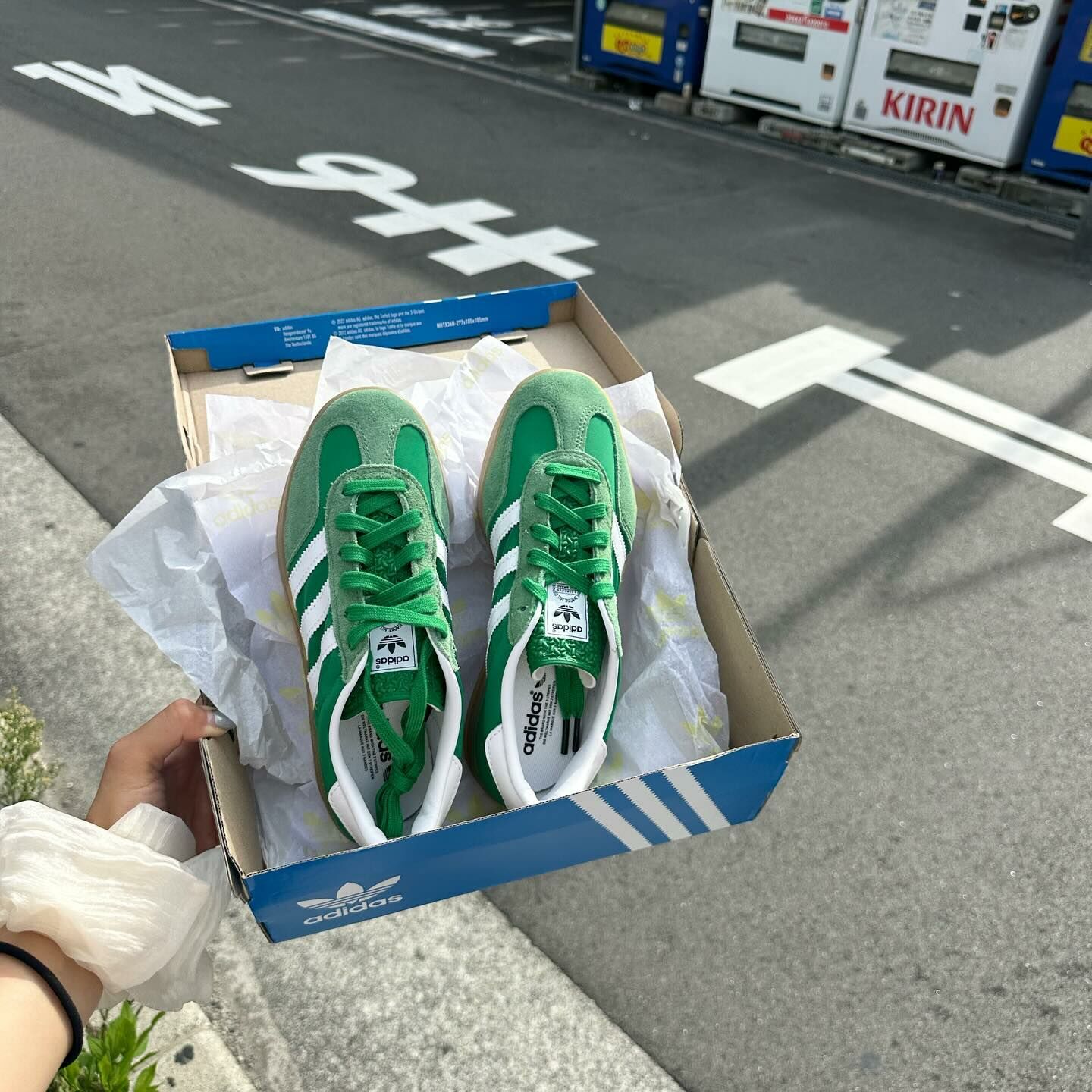 Adidas Originals Gazelle Indoor 日本新發售 復古綠 生膠底 男女 德訓鞋 IE6605