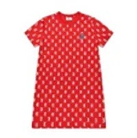 [S] MLB MONOGRAM BOSTON RED SOX SHORT SLEEVE ONE PIECE,RED, 3FOPM0123-43RDL (SMLB410)