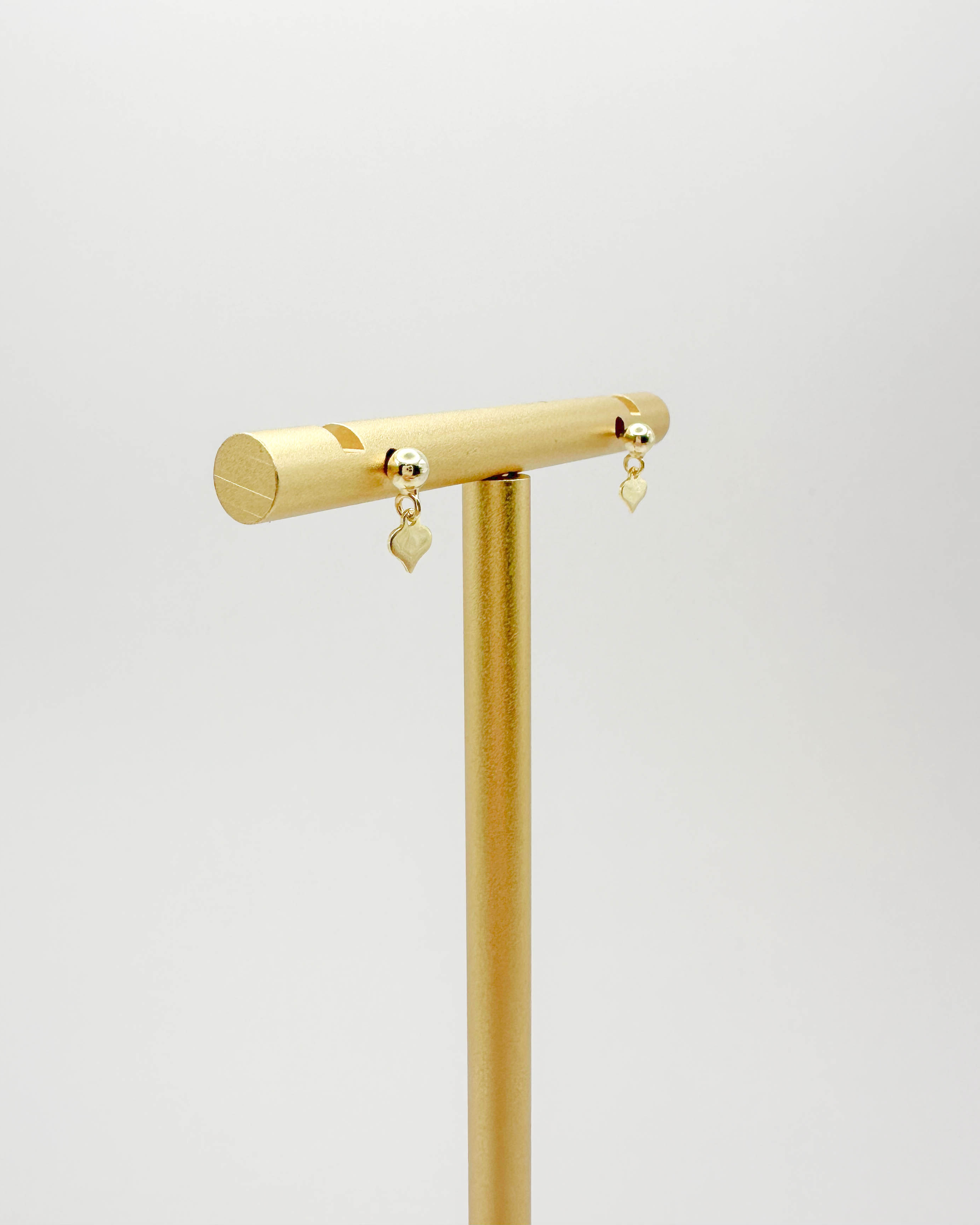 Valentine | 迷你愛心耳環 14K包金