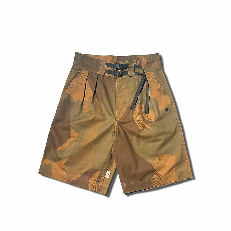 Club Stubborn Modern Gurkha Shorts - Brush Camo