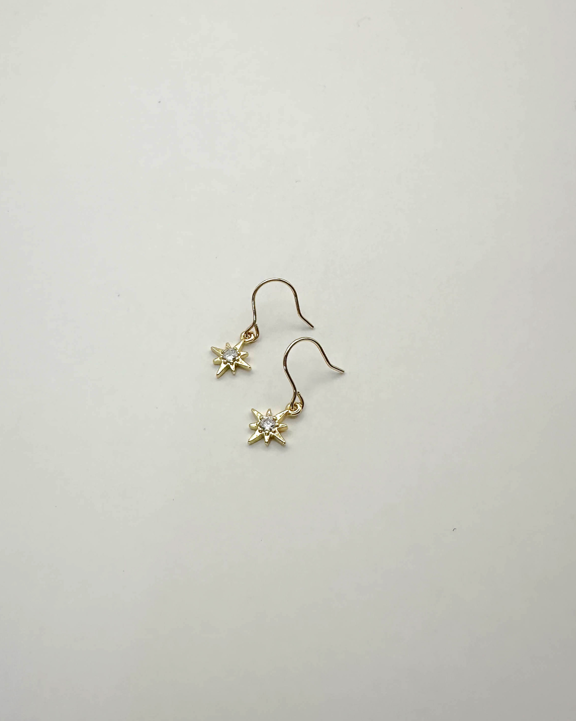 Stella | 八芒星耳環 14K包金