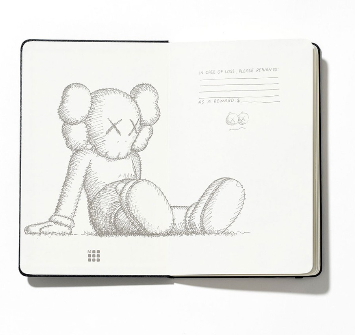 KAWS Moleskine Custom Edition forBook 筆記本展覽限定現貨