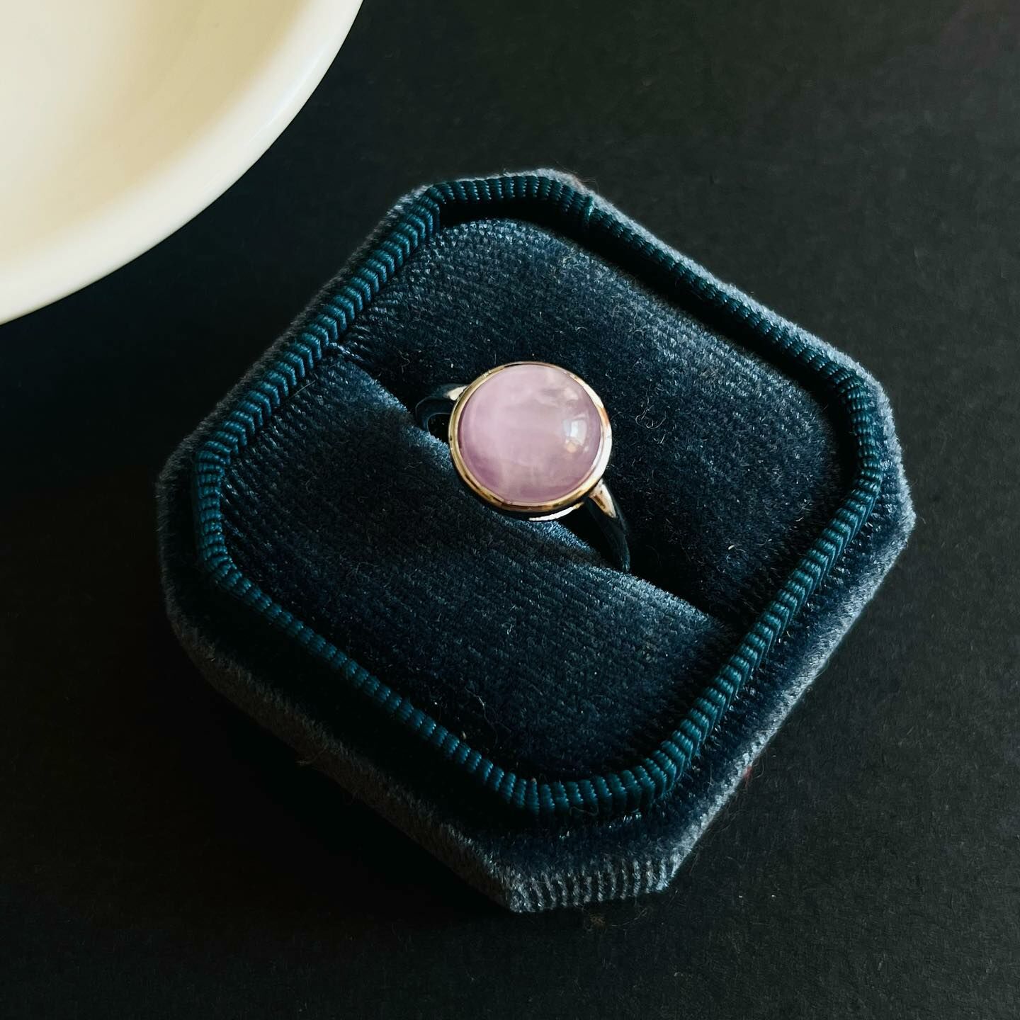 [原石] 紫鋰輝 水晶戒指