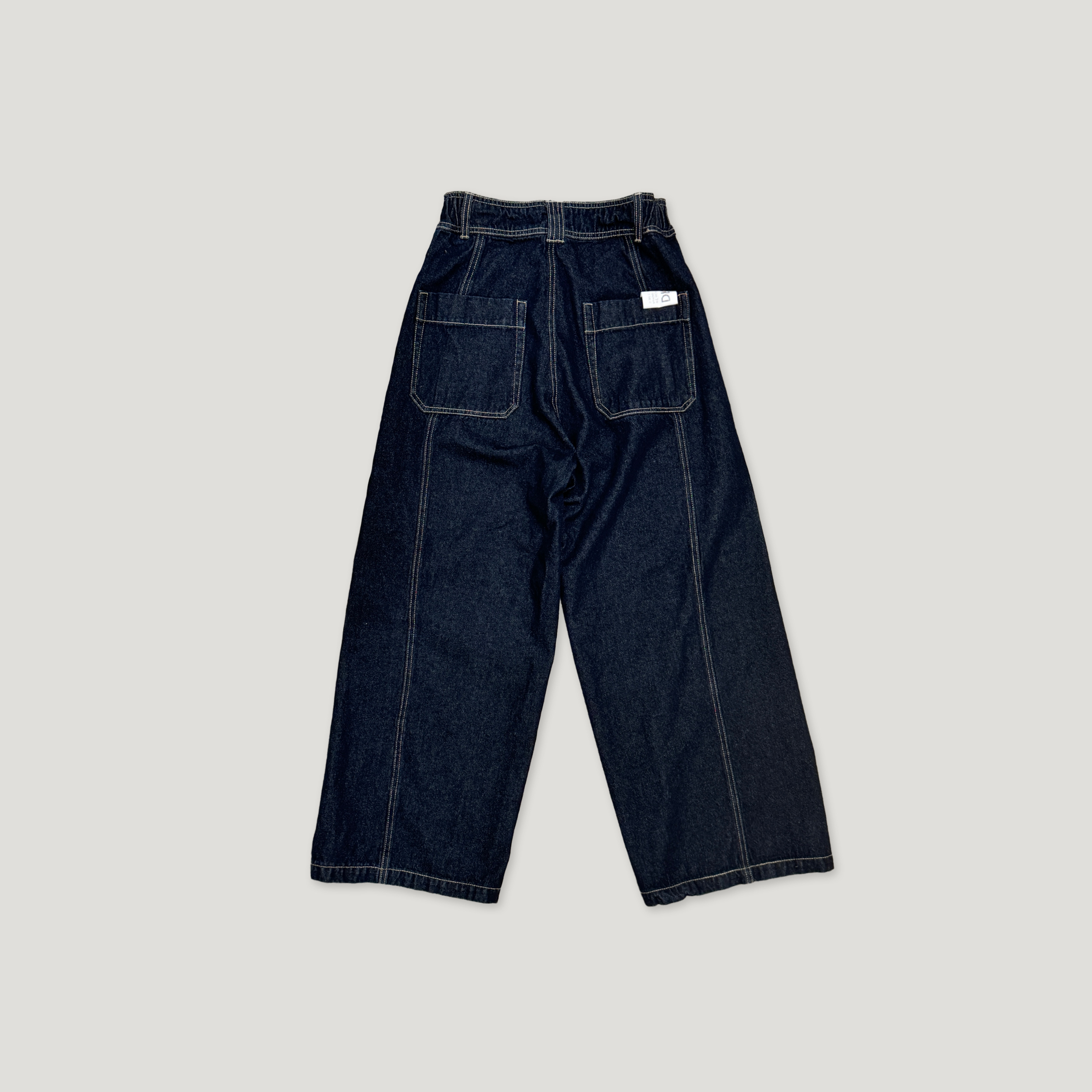 J.P.L. 高腰解構裁線丹寧寬褲