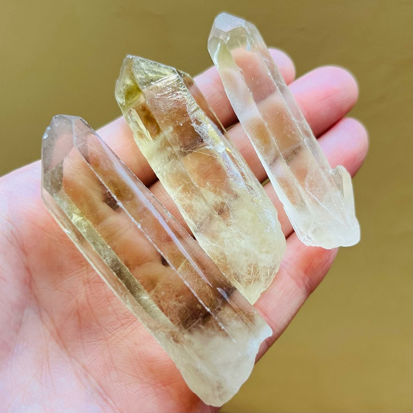 [原石] 黃水晶 晶柱原礦