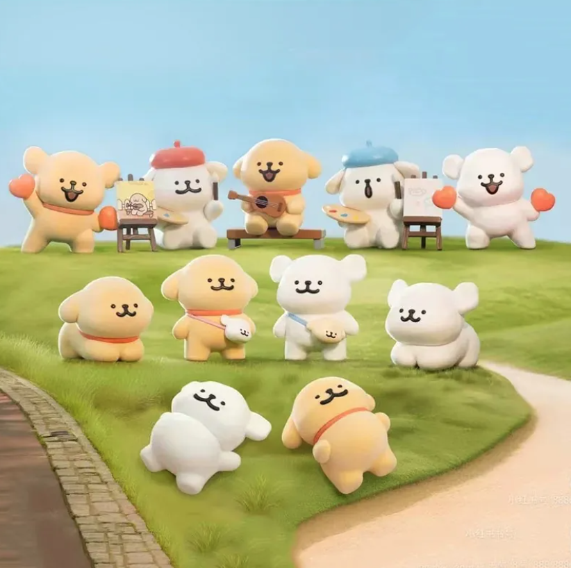 【APAIR】預購 MALTESE 線條小狗 我倆世界第一要好 植絨公仔 盲盒 / 預購