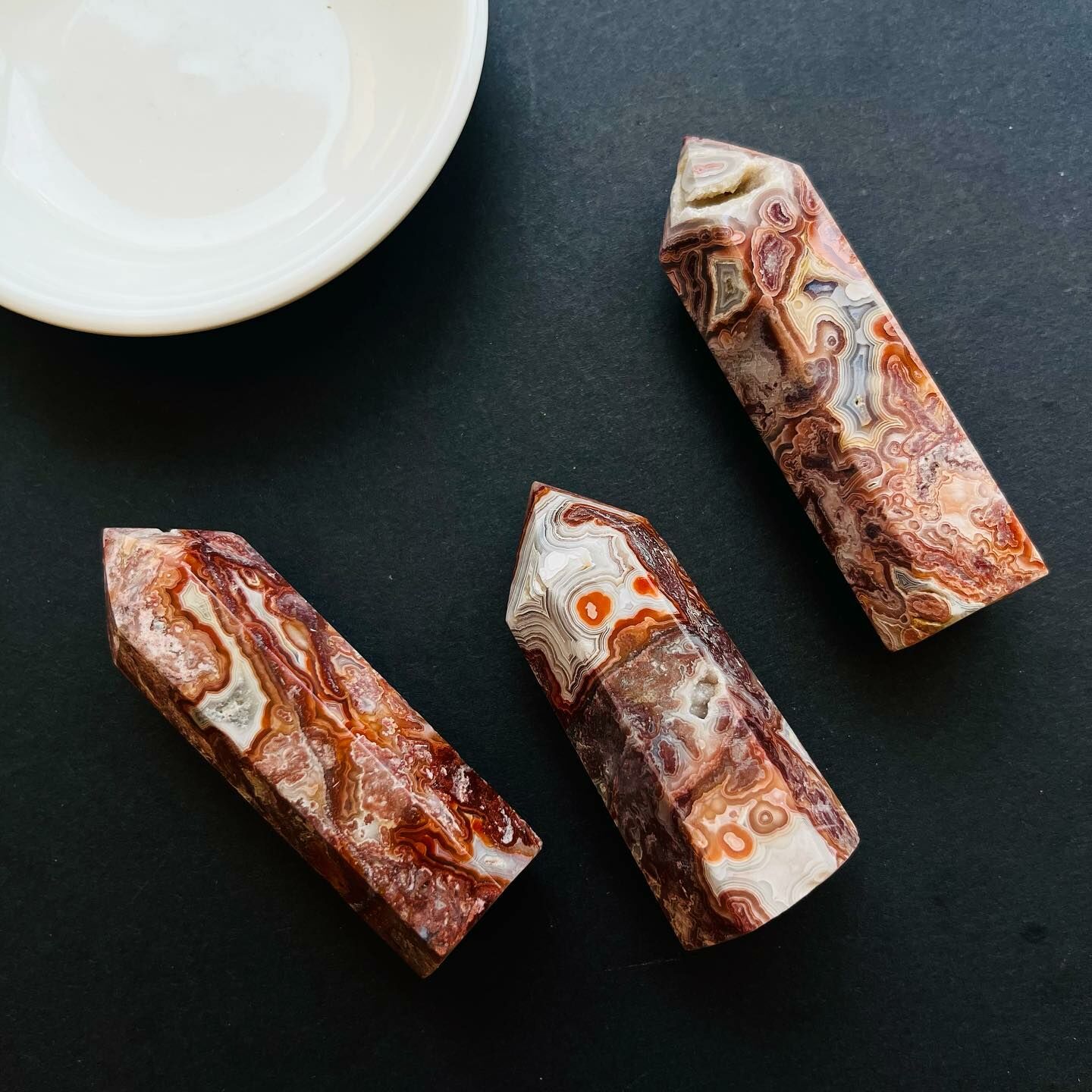 [原石] 墨西哥瘋狂瑪瑙 水晶柱