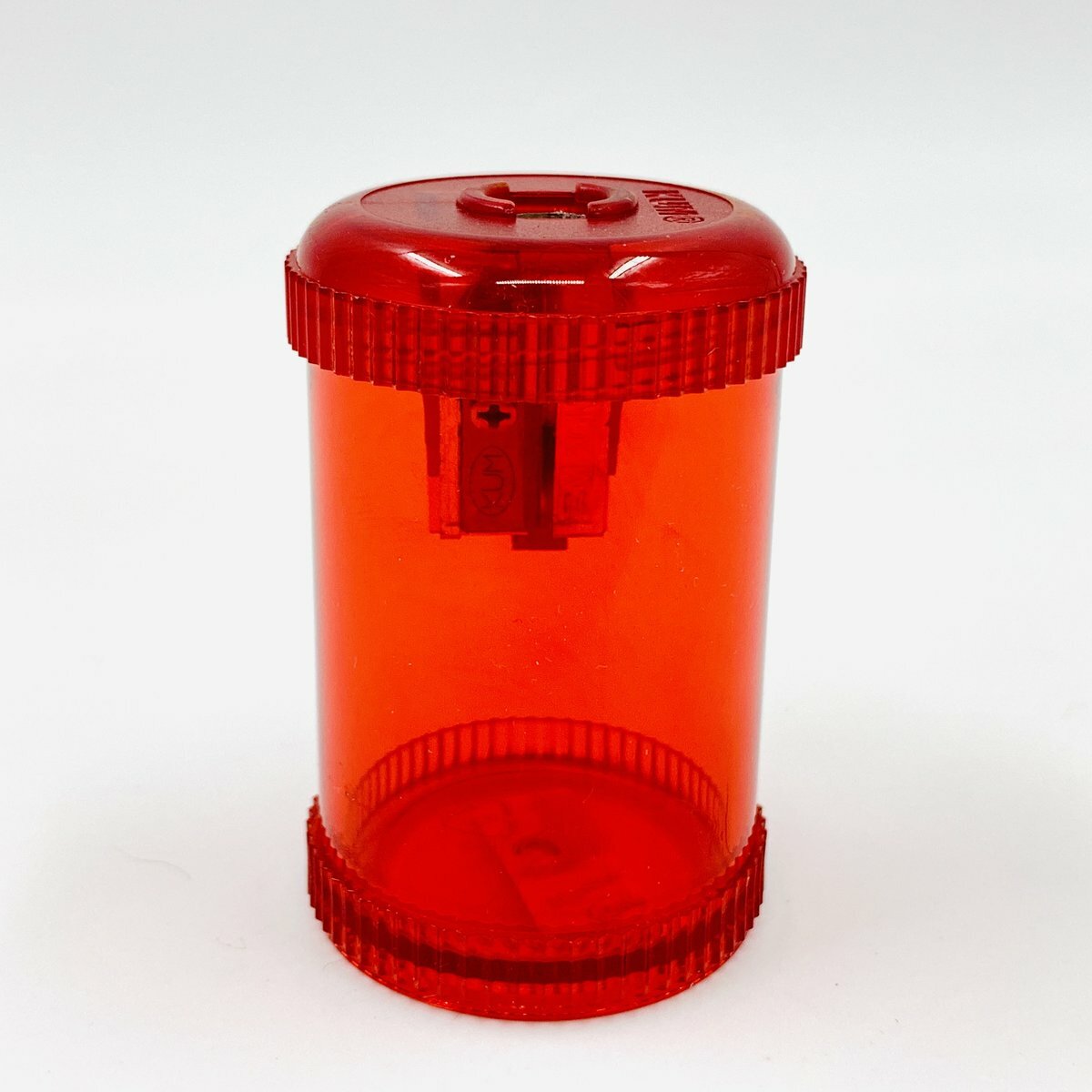 KUM - 德國 鎂合金 單孔桶式 鉛筆刨 連筆碎容器, 紅色/橙色/綠色