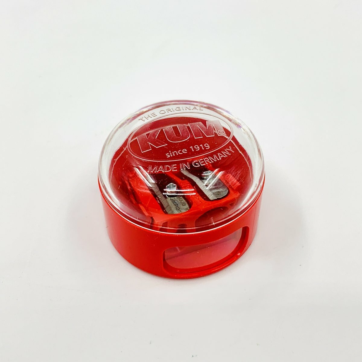 KUM - 德國 鎂合金 雙孔圓頂 鉛筆刨 - 1 個