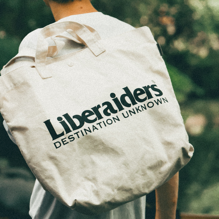 LIBERAIDERS PX 24S/S CANVAS TOTE BAG