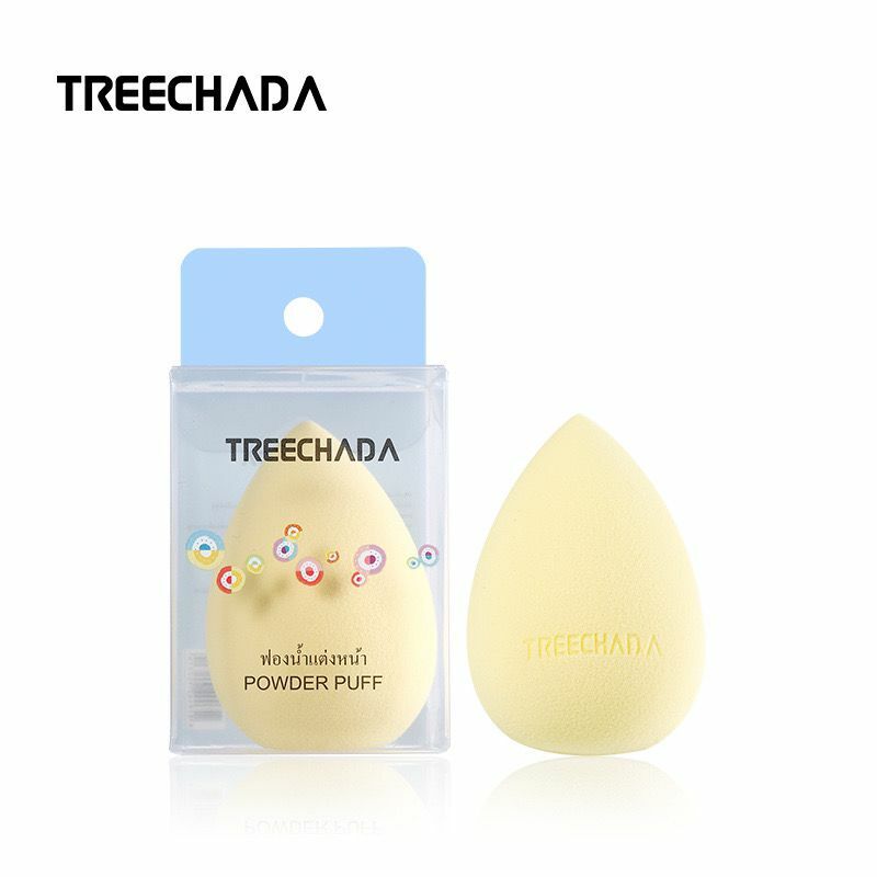 泰國 TREECHADA 天然乳膠水滴型乾濕兩用彩妝蛋