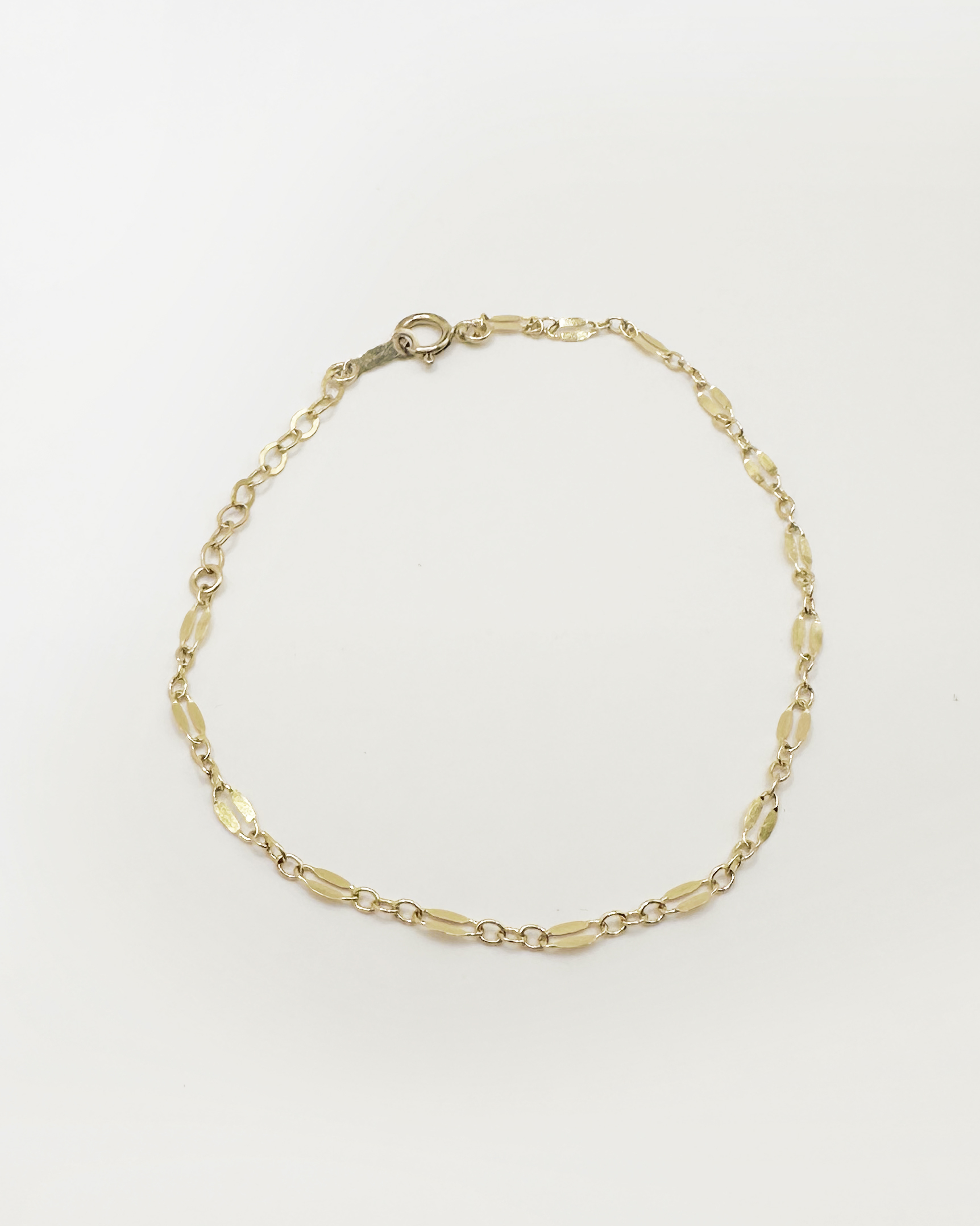 Ava | 極簡唇形手鍊 14K包金