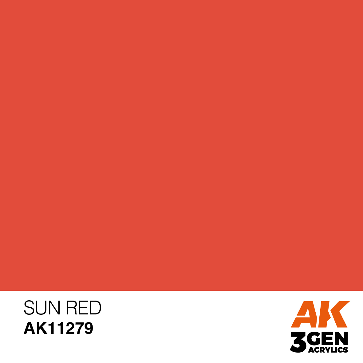 [現貨]AK - 水性壓克力顏料 3rd SUN RED – COLOR PUNCH