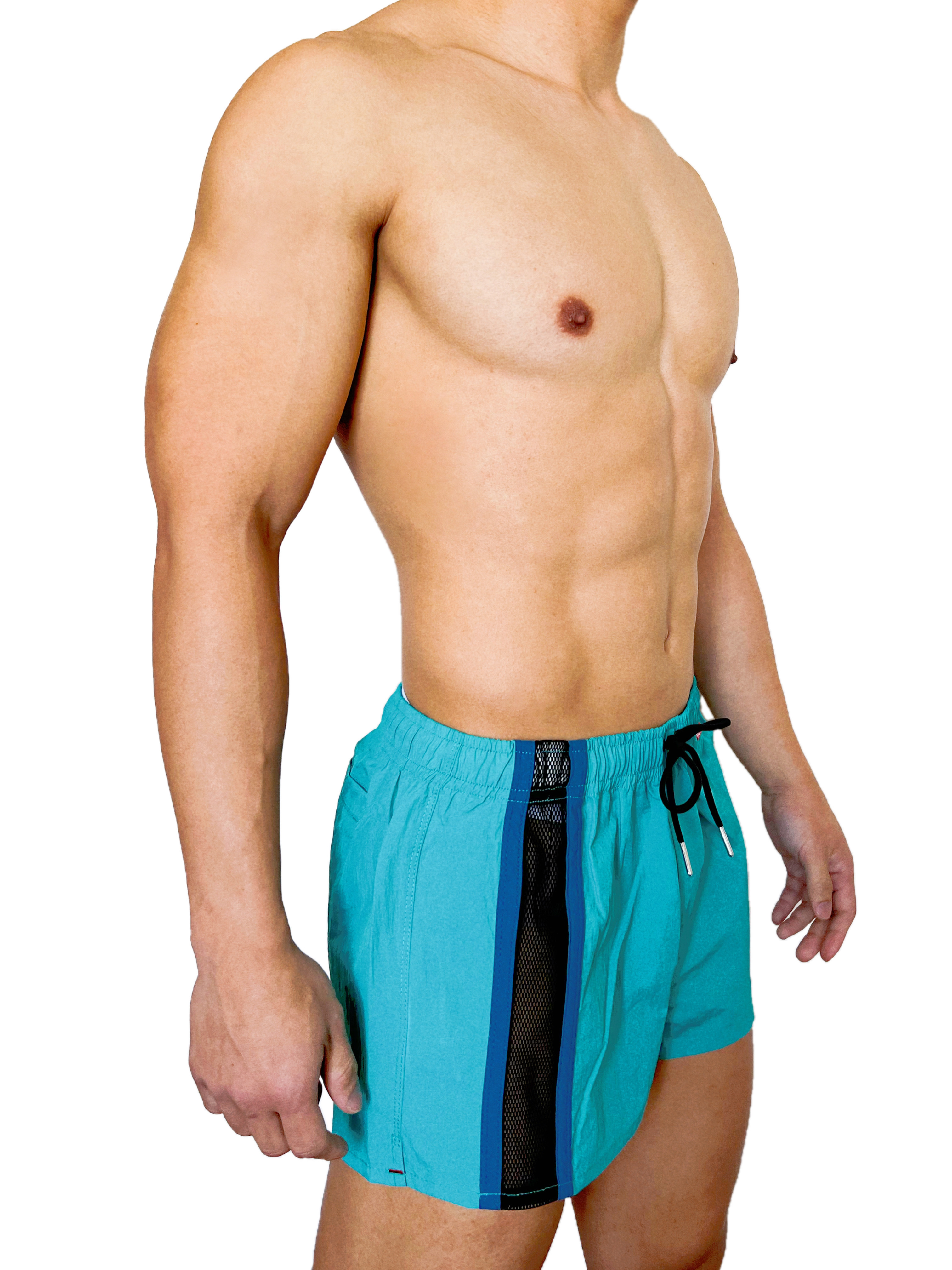 UP For Fun 沙灘短褲 孔雀綠