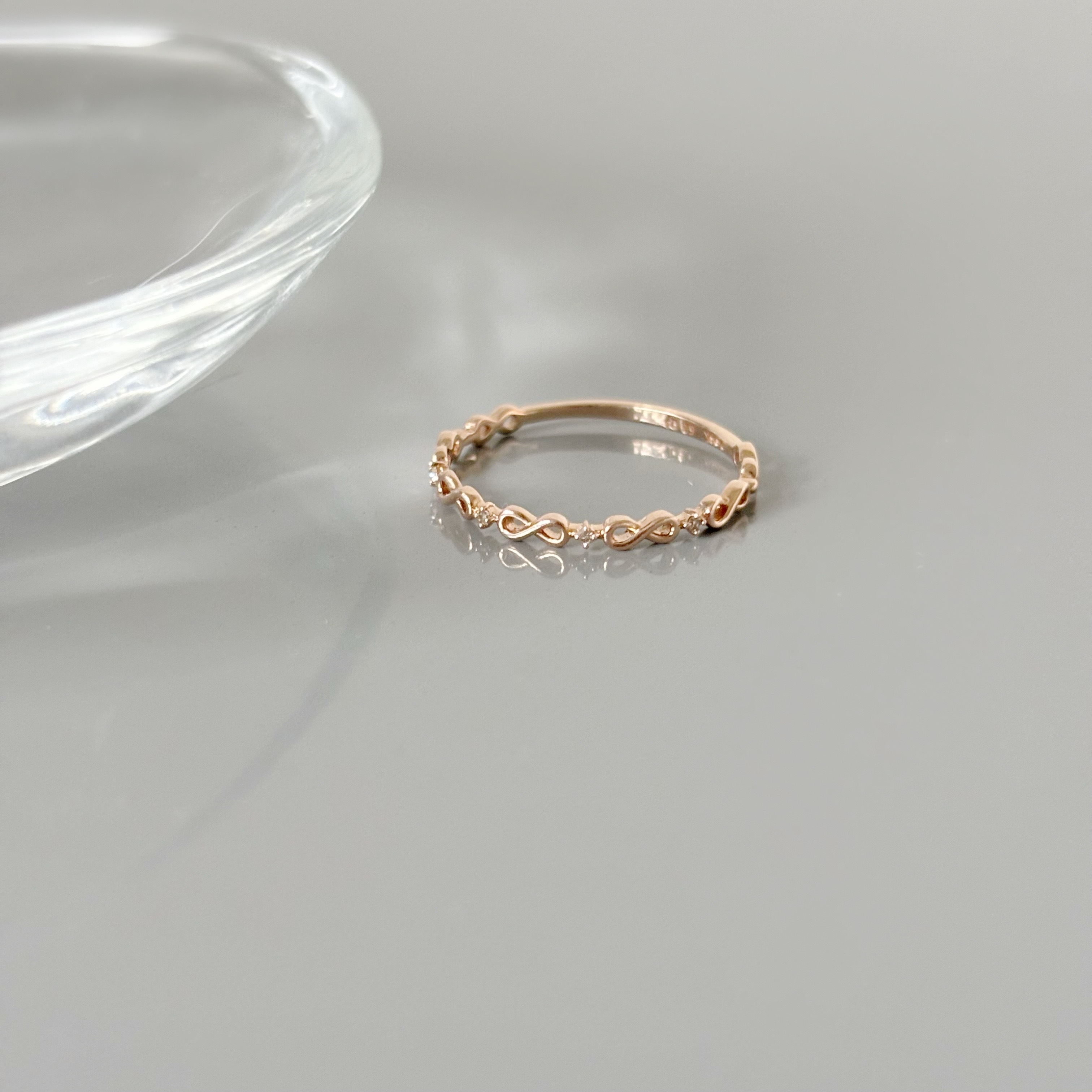 14K 無限真鑽戒指