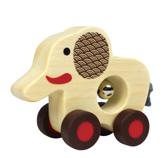 適合18M+UFUN啟蒙玩具-搖鈴動物|BABY BELL ROLLER|