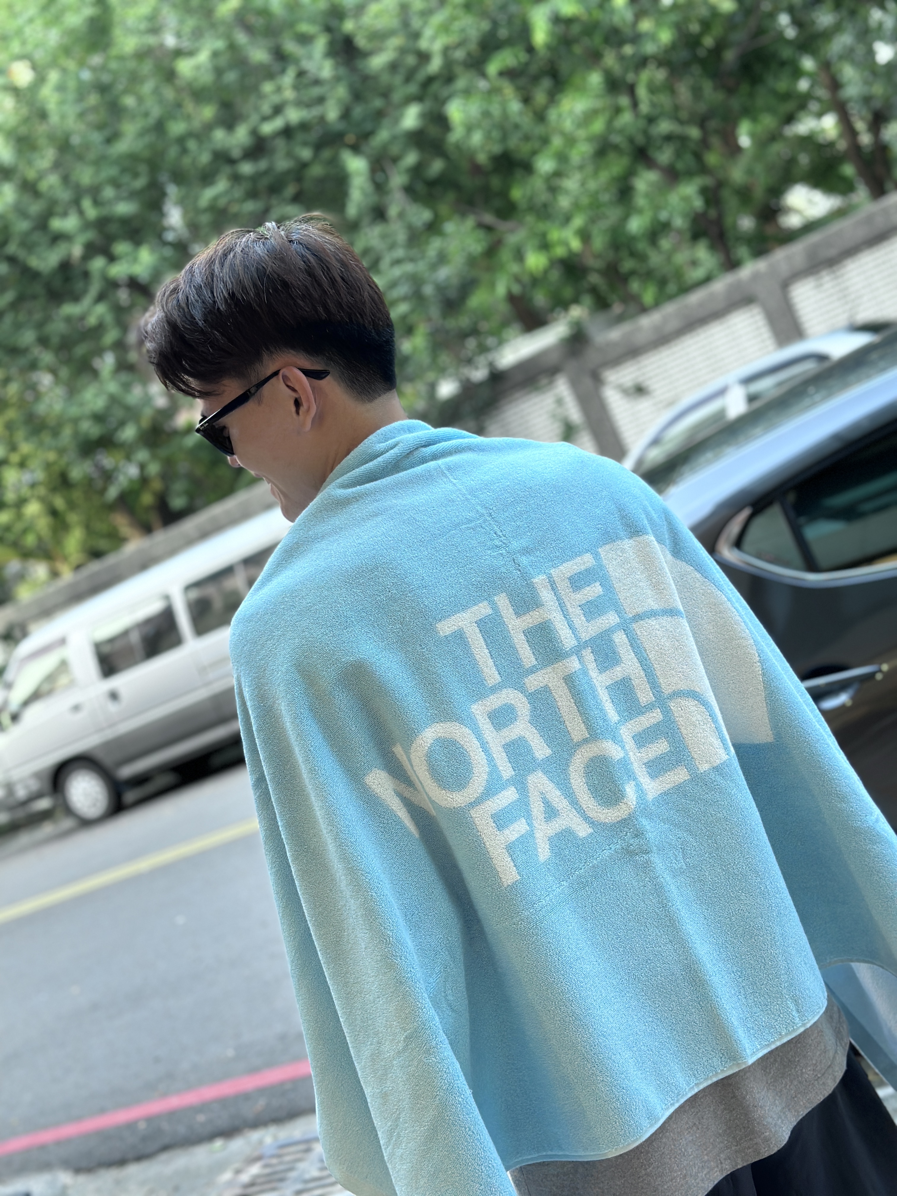 【現貨】The North Face 韓國 北臉 沙灘巾 海灘巾 浴巾 雙面可用 限量🔥 NG5AQ02