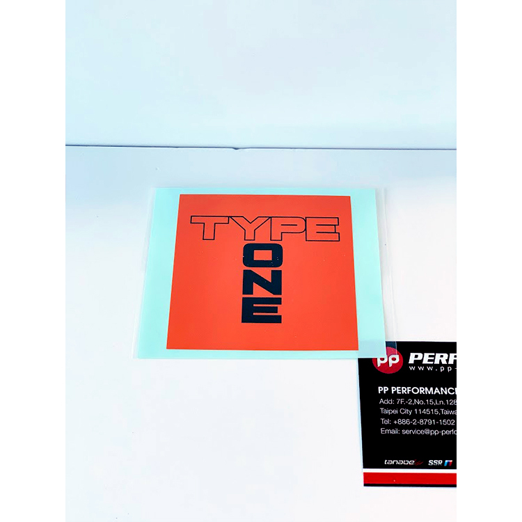 SPOON SPORTS TYPEONE 貼紙(橘色)