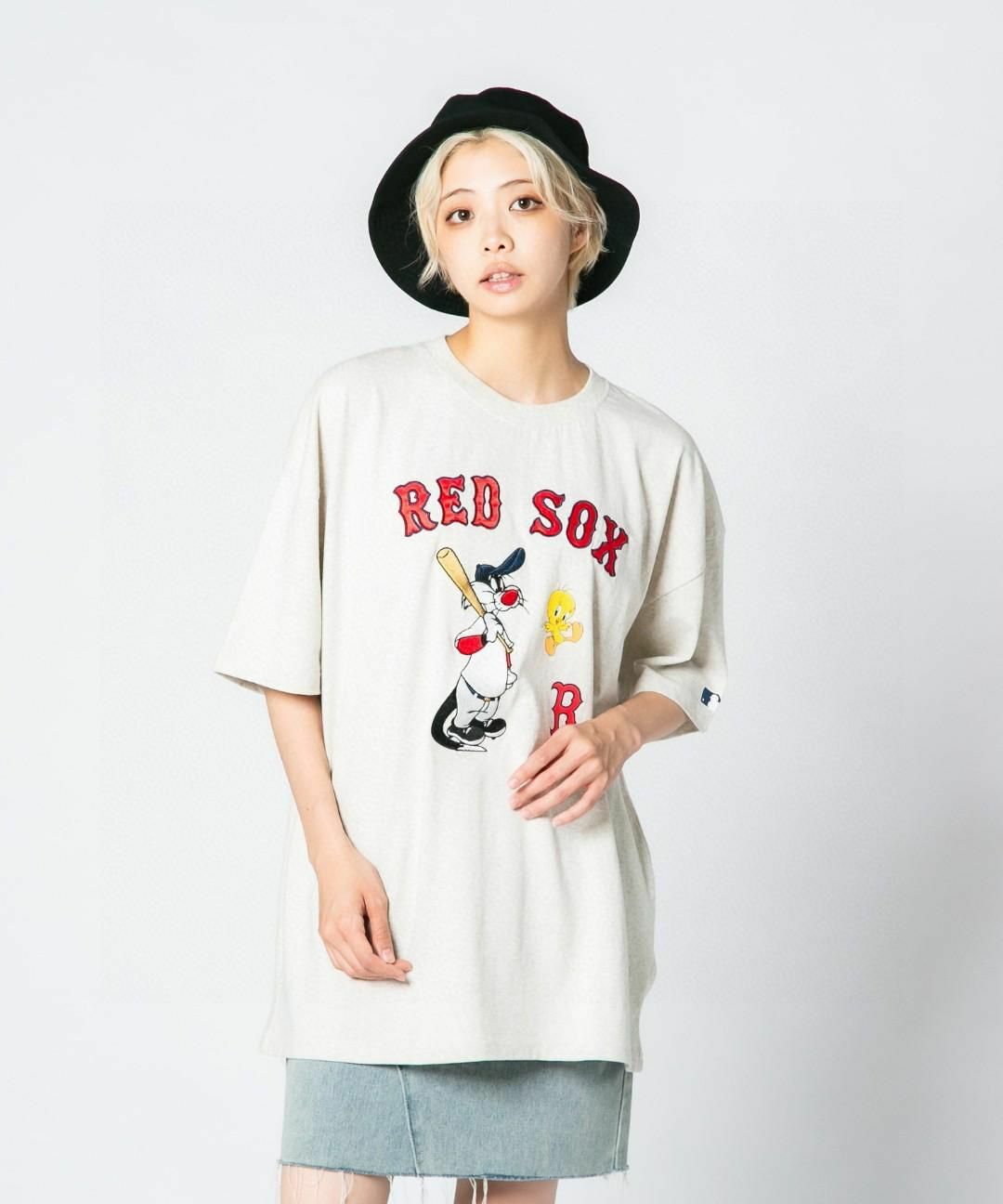Looney Tunes🐱🐤 × MLB 圓領短袖T恤
