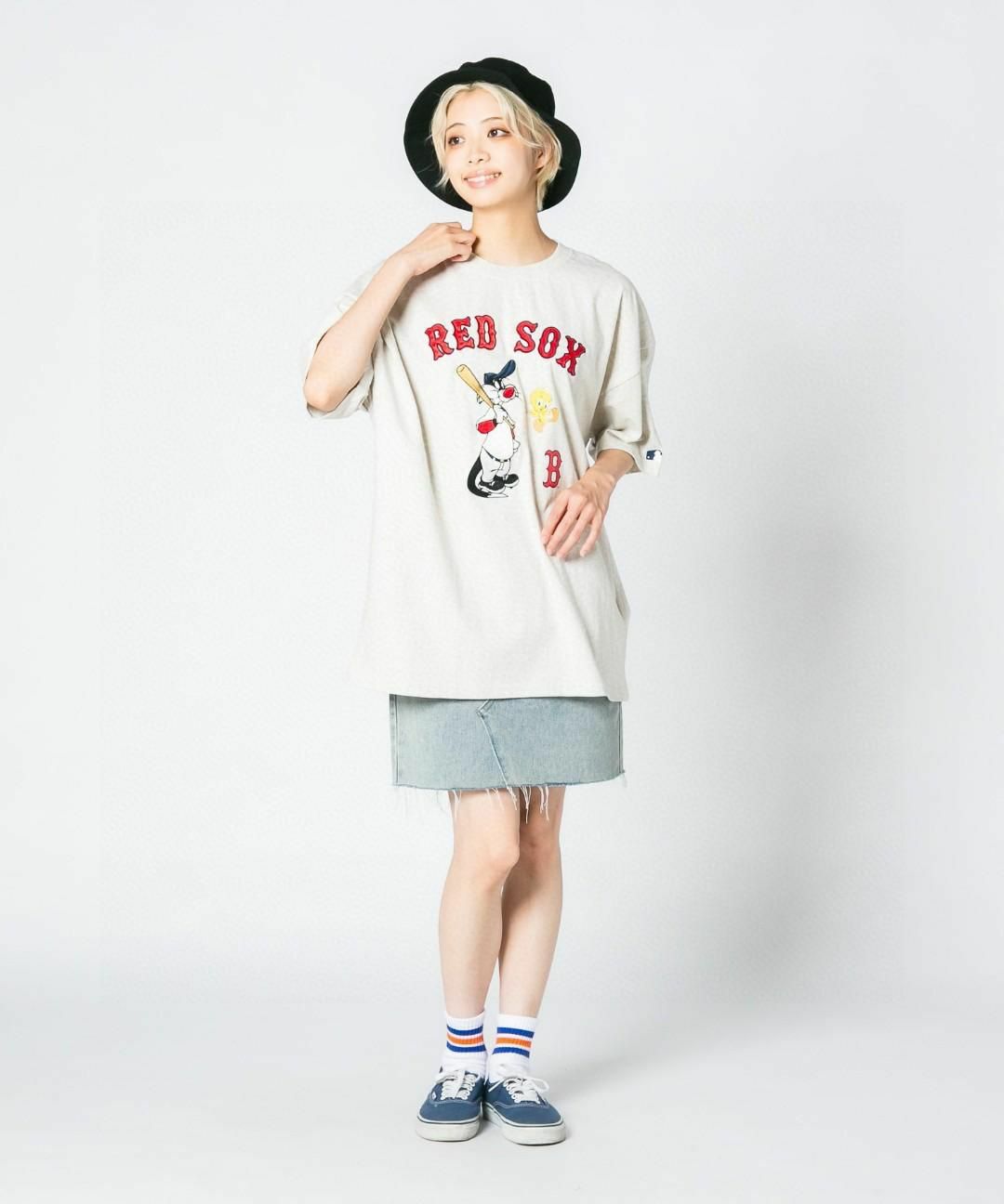 Looney Tunes🐱🐤 × MLB 圓領短袖T恤