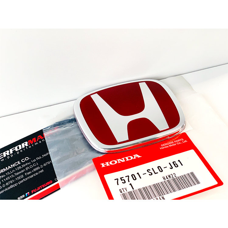 HONDA 日規原廠 紅H廠標 75701-SL0-J61 NSX NA2