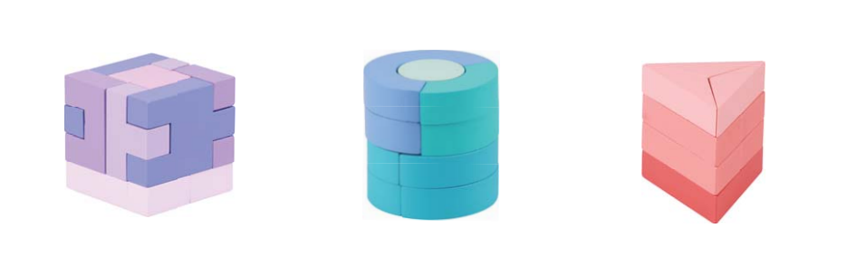 適合3Y+UFUN啟蒙玩具-木制幾何積木|提升寶寶的空間意識及解決問題能力|