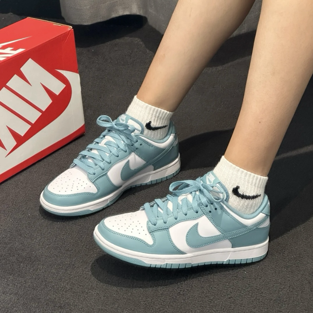 Nike Dunk Low Denim Turquoise 湖水藍綠 霧藍 低筒 休閒鞋