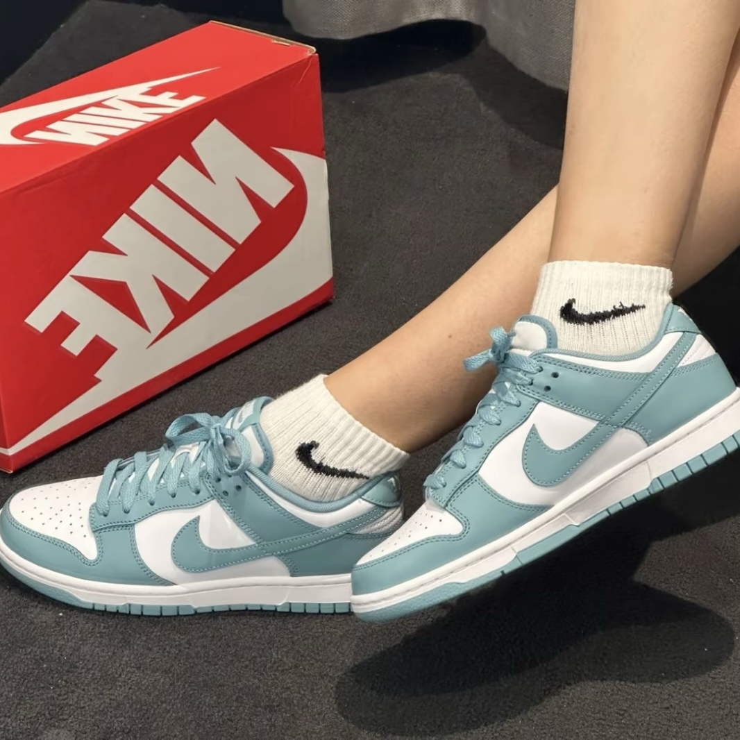Nike Dunk Low Denim Turquoise 湖水藍綠 霧藍 低筒 休閒鞋
