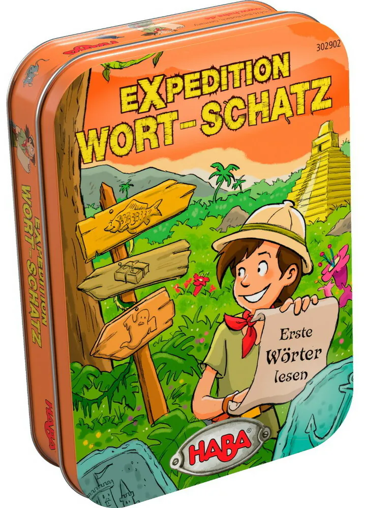 德文歷險記(HABA德國桌遊-EXPEDITION WORT-SCHATZ)